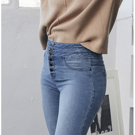 Denim Effect Push Up Leggings, ysabel mora.