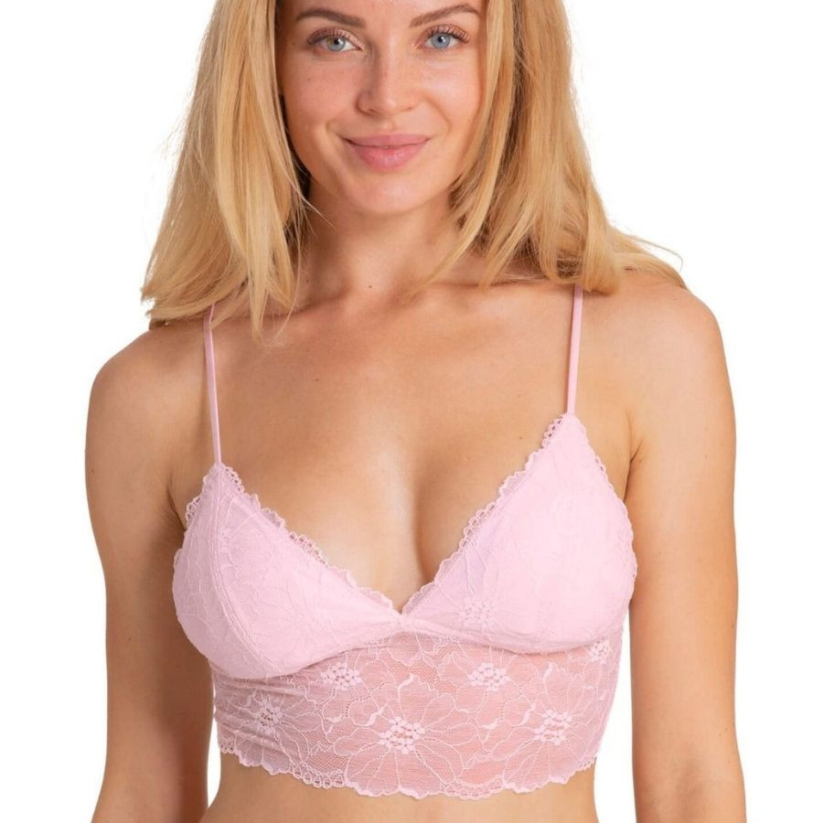 bralette de encaje sin aros y relleno fino, leah de dorina.
