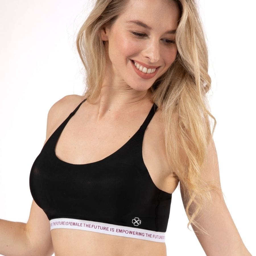 sports bra, medium support, non wired, removable padded, airlite, dorina.