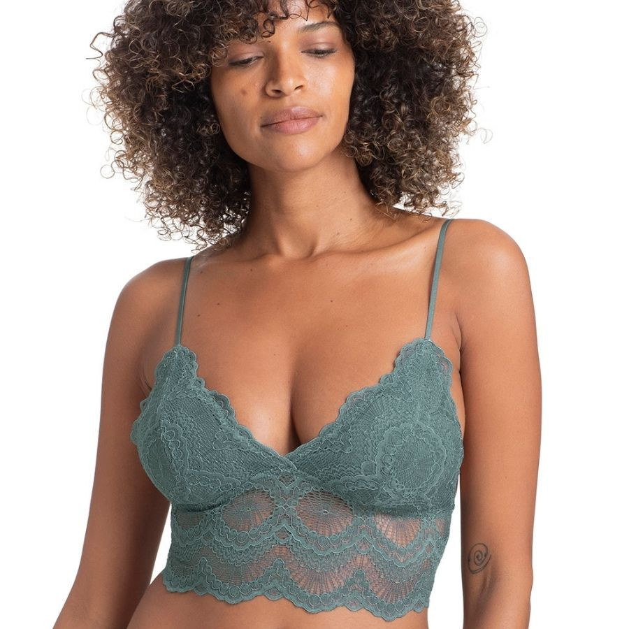 packx2 bralettes encaje sin aros y relleno, mia de dorina.