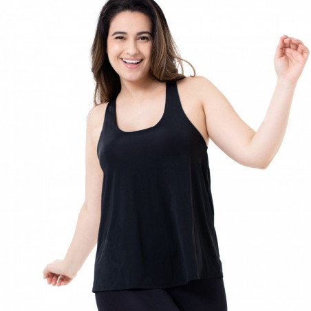 sports t-shirt with straps, incorporated bra, manhattan, dorina.