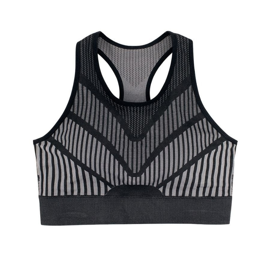 sports bra, medium support, non wired, removable padded, noho, dorina.