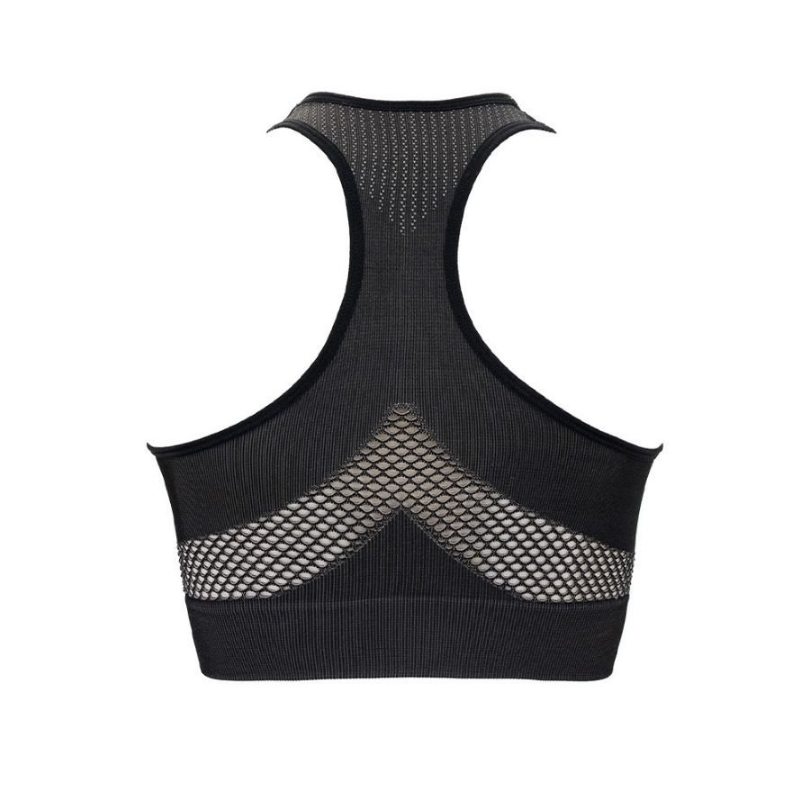 sports bra, medium support, non wired, removable padded, noho, dorina.