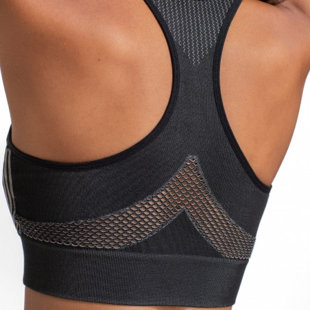 sports bra, medium support, non wired, removable padded, noho, dorina.