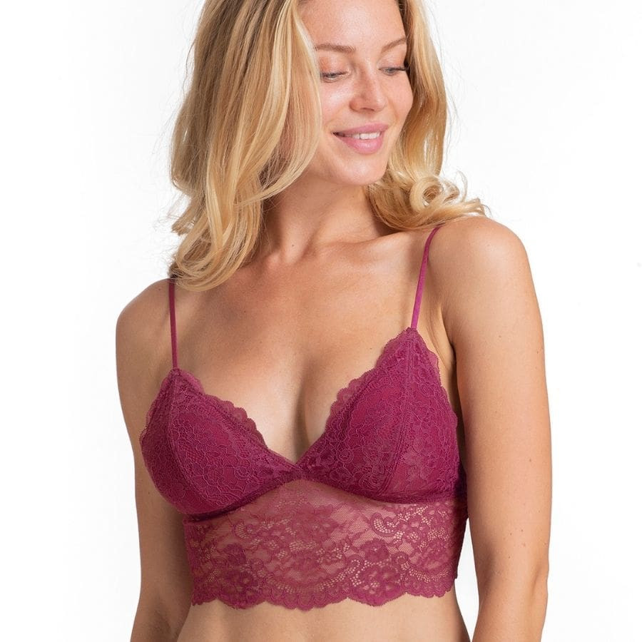 packx2 bralettes de encaje sin aros, thrive de dorina.