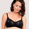 SUJETADOR DE ALGODON Y ENCAJE, SIN AROS, SIN RELLENO, MODELO CONTON D'ARUM, SANS COMPLEXE. SUJETADOR DE ALGODON Y ENCAJE, SIN AROS, SIN RELLENO, MODELO CONTON D'ARUM, SANS COMPLEXE.