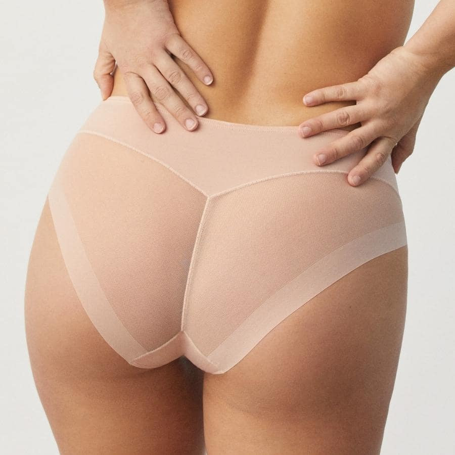 Invisible midi brief in microfiber, ysabel mora.