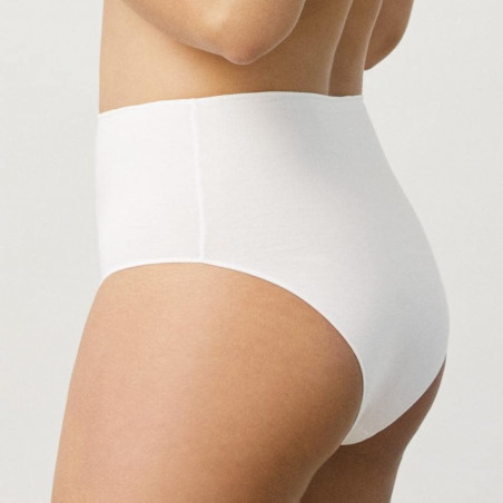 High-waisted cotton brief, ysabel mora.