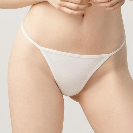 Braguita de corte mini tanga de algodón suave de ysabel mora