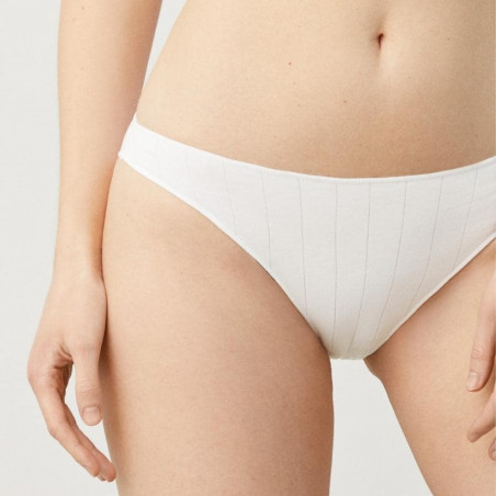 ribbed cotton mini panty, ysabel mora.