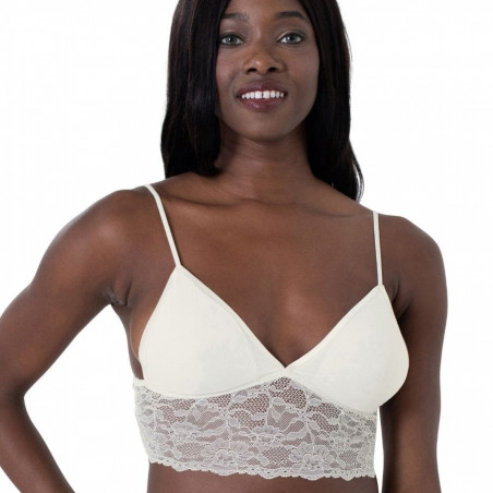 packx2 bralette, non wired, removable padded, crystal, dorina.