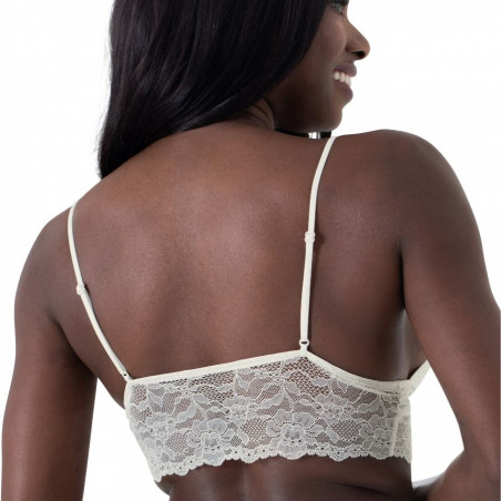 packx2 bralette, non wired, removable padded, crystal, dorina.