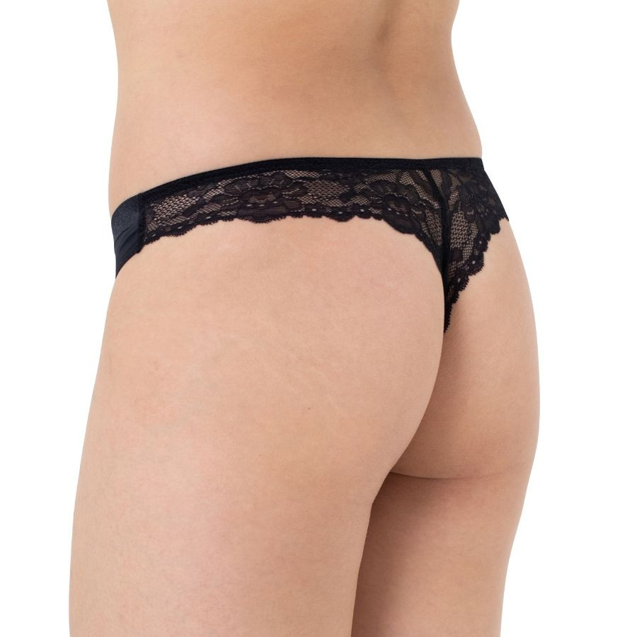 packx3 braguitas corte tanga encaje, crystal de dorina.
