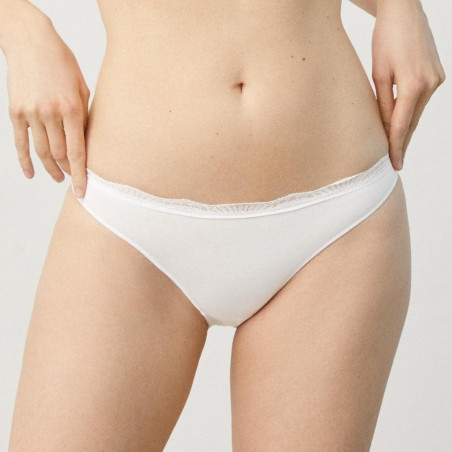 Mini Cotton and Lace Brief, ysabel mora.