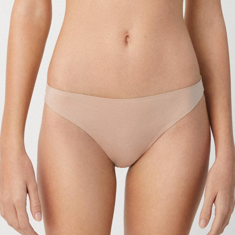 Laser-cut lace brazilian brief, ysabel mora.