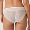Laser-cut lace midi brief, ysabel mora.