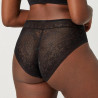 Laser-cut lace midi brief, ysabel mora.