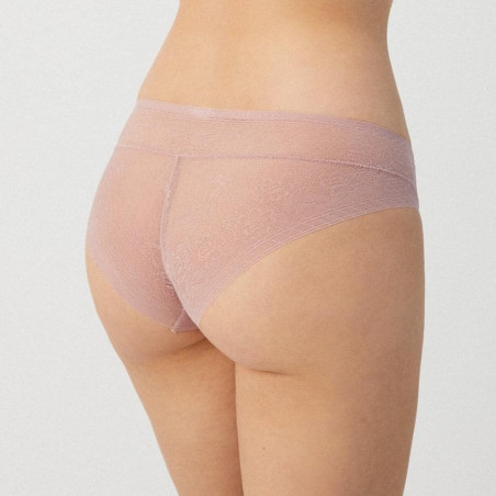 Laser-cut lace midi brief, ysabel mora.