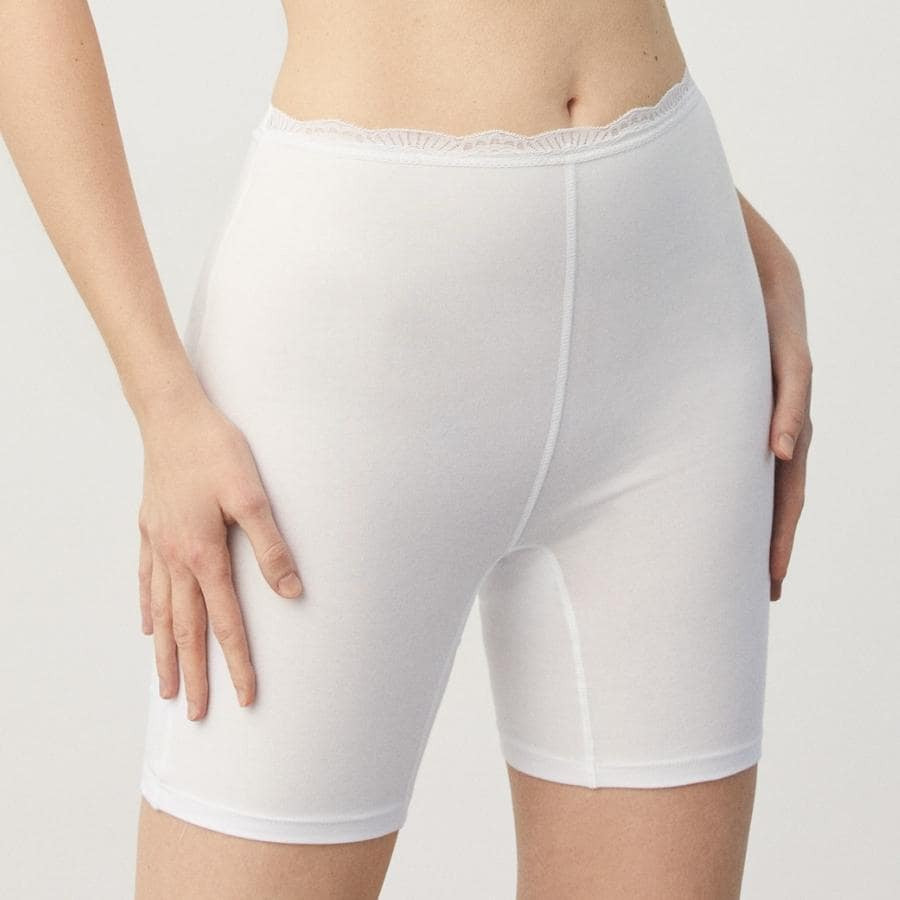 Anti-Chafing Cotton and Lace Culotte, ysabel mora.