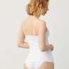Fine Strap Cotton and Lace Undershirt, ysabel mora. Fine Strap Cotton and Lace Undershirt, ysabel mora.