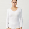 Long Sleeve Cotton and Lace Undershirt, ysabel mora. Long Sleeve Cotton and Lace Undershirt, ysabel mora.