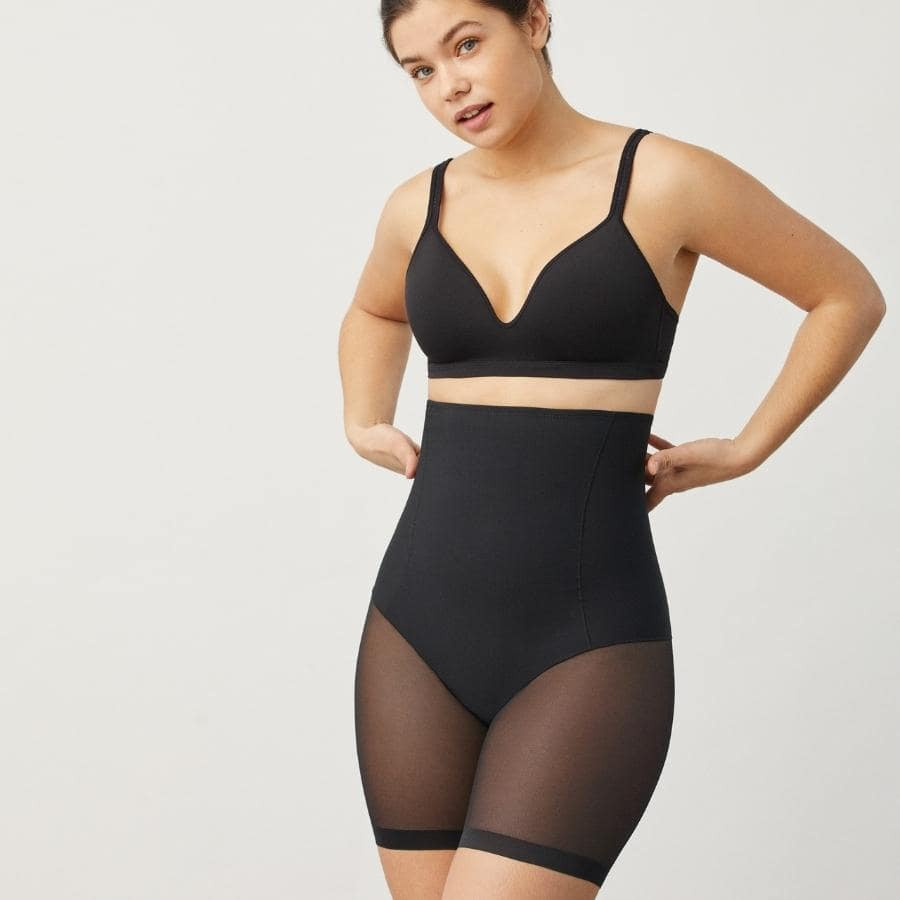 High-Waist Shaping Shorts, ysabel mora.