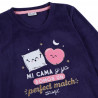 PIJAMA NIÑA INVIERNO POLAR, "MI CAMA Y YO HACEMOS UN PERFECT MATCH". MR. WONDERFUL. LIMITED EDITION. PIJAMA NIÑA INVIERNO POLAR, "MI CAMA Y YO HACEMOS UN PERFECT MATCH". MR. WONDERFUL. LIMITED EDITION.