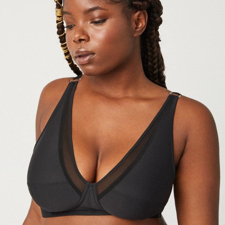 minimizer bra, non wired, non padded, ysabel mora.