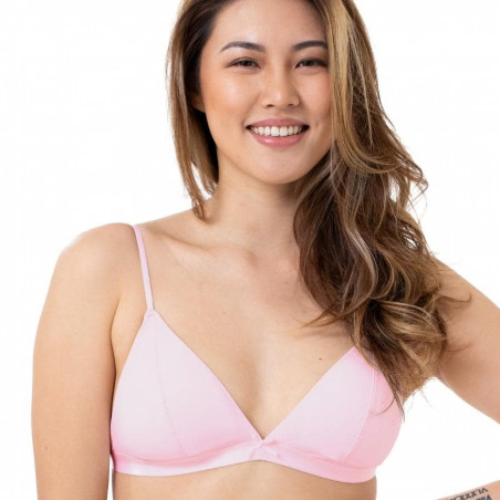 packx3 non wired bra, padded, peony, dorina.
