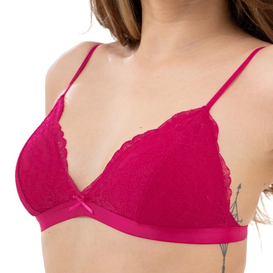 packx3 non wired bra, padded, peony, dorina.