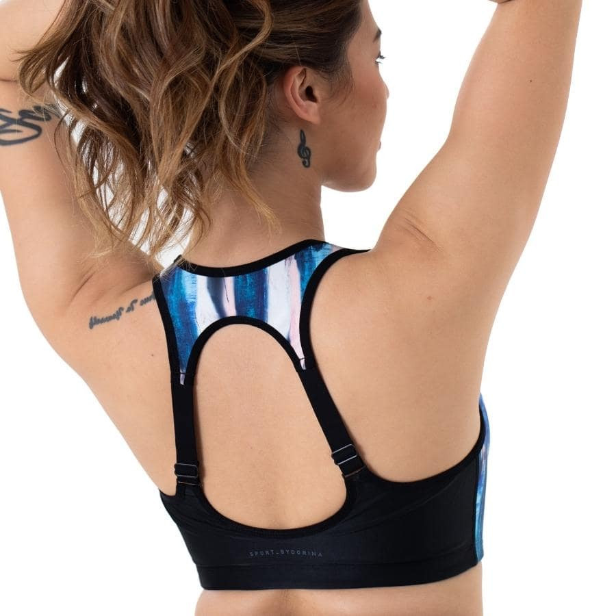 sports bra, maximun support, non wired, padded, powell, dorina.