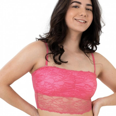 lace bandeau, non wired, padded, abelia, dorina.