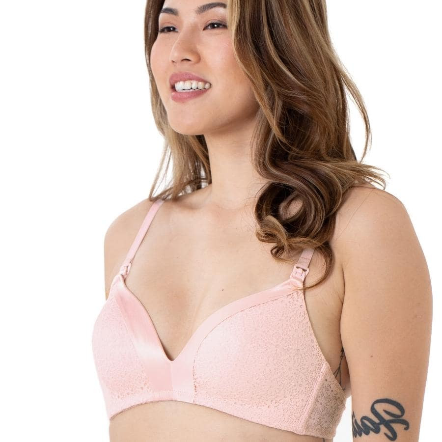 nursing bra, non wired, padded, quartz, dorina.