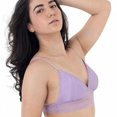 bralette encaje sin aros y relleno, caia de dorina.