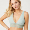Sujetador bralette sin aro y con relleno de ysabel mora. Sujetador bralette sin aro y con relleno de ysabel mora.