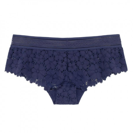 braga corte short de encaje floral, lyra de dorina.