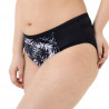 braga bikini de talle alto estampada, bako de dorina. braga bikini de talle alto estampada, bako de dorina.
