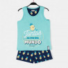 GIRL'S SUMMER PYJAMAS, MR. WONDERFUL. LIMITED EDITION.