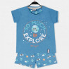 GIRL'S SUMMER PYJAMAS, "SO MUCH TO EXPLORE". MR. WONDERFUL. LIMITED EDITION.