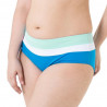 braga bikini talle alto tricolor, lawaki de dorina.