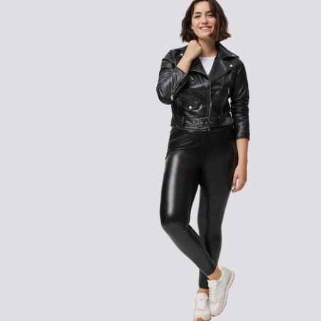 leggings térmicos afelpados, efecto piel de ysabel mora.