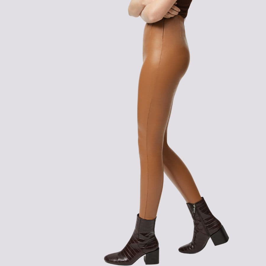 Thermal Faux Leather Leggings , ysabel mora.