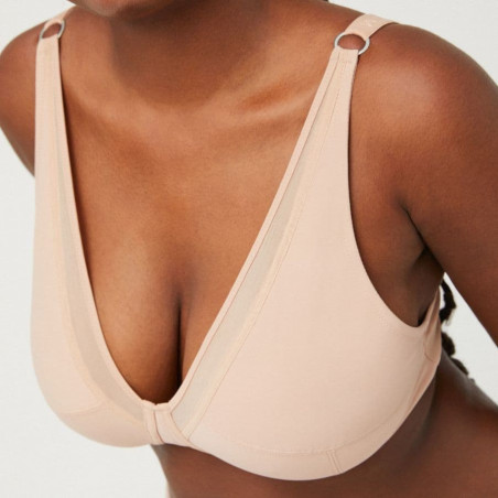minimizer bra, non wired, non padded, ysabel mora.