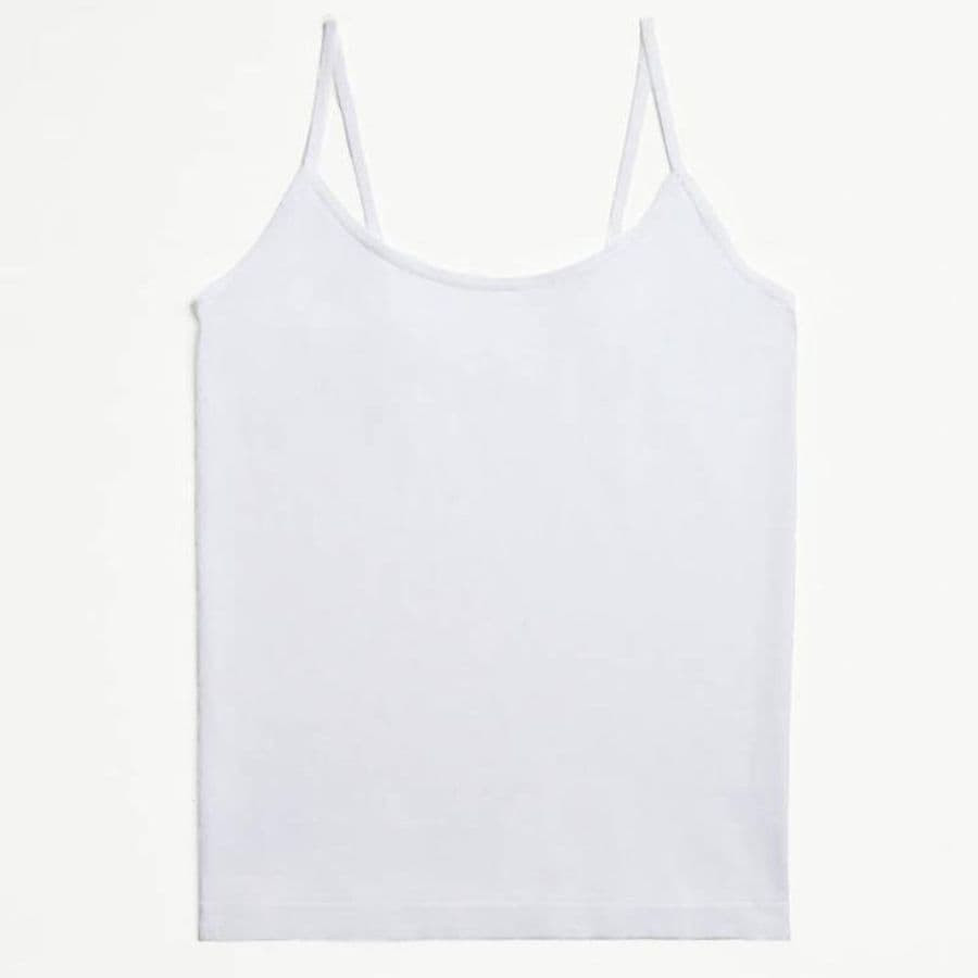 camiseta interior de microfibra tirante fino de ysabel mora.