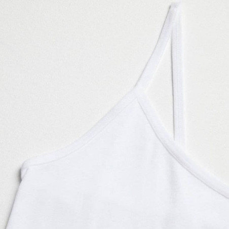 camiseta interior de microfibra tirante fino de ysabel mora.