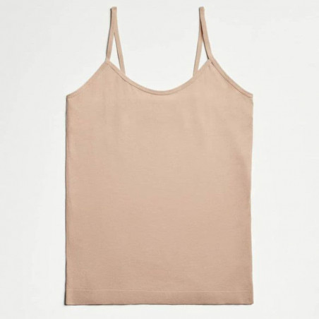 camiseta interior de microfibra tirante fino de ysabel mora.