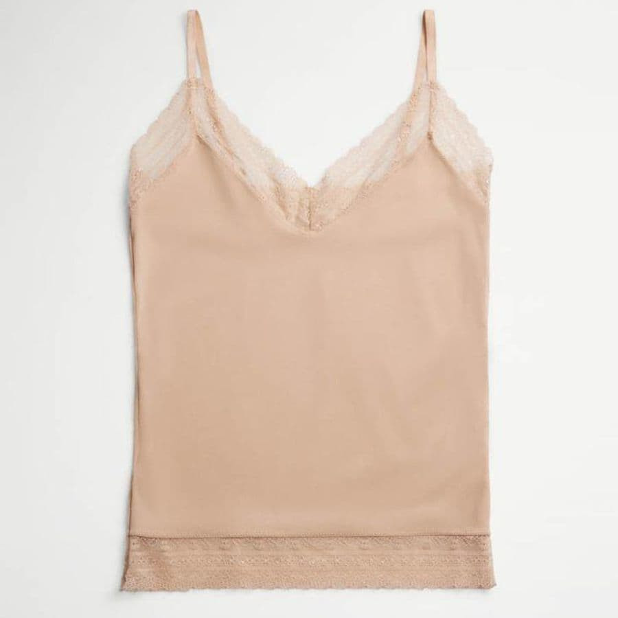 lace tank top, indoor/outdoor, ysabel mora.