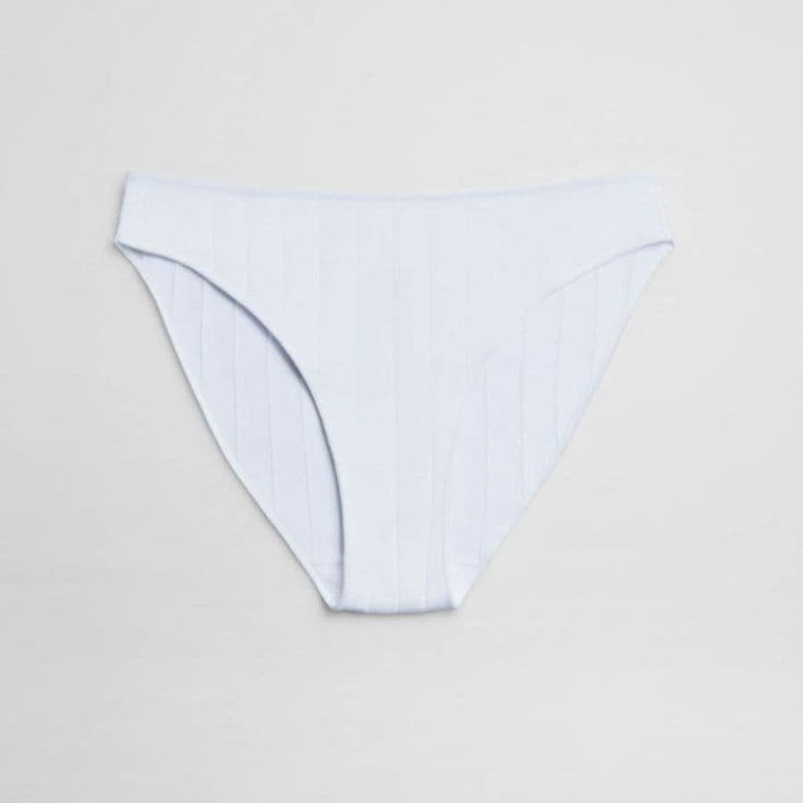ribbed cotton mini panty, ysabel mora.