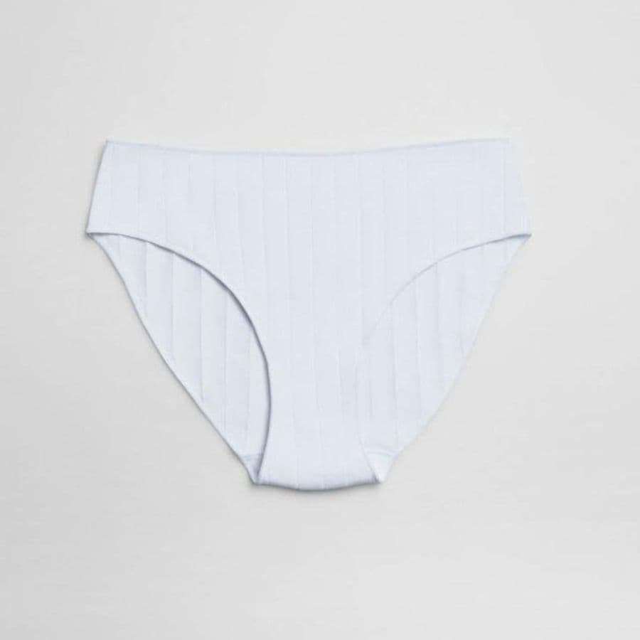 Midi ribbed cotton briefs, ysabel mora.