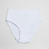 ribbed cotton high waist panty, ysabel mora. ribbed cotton high waist panty, ysabel mora.